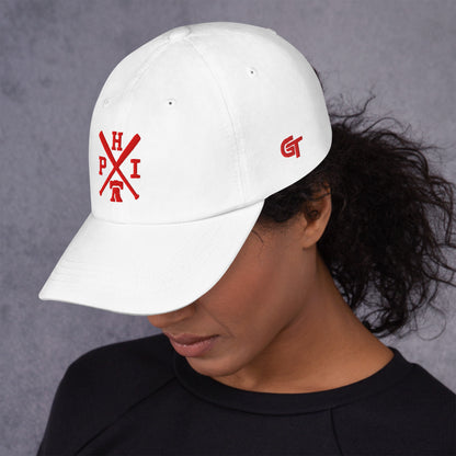 Philadelphia Baseball Hat Retro PHI Baseball Bats Dad Cap
