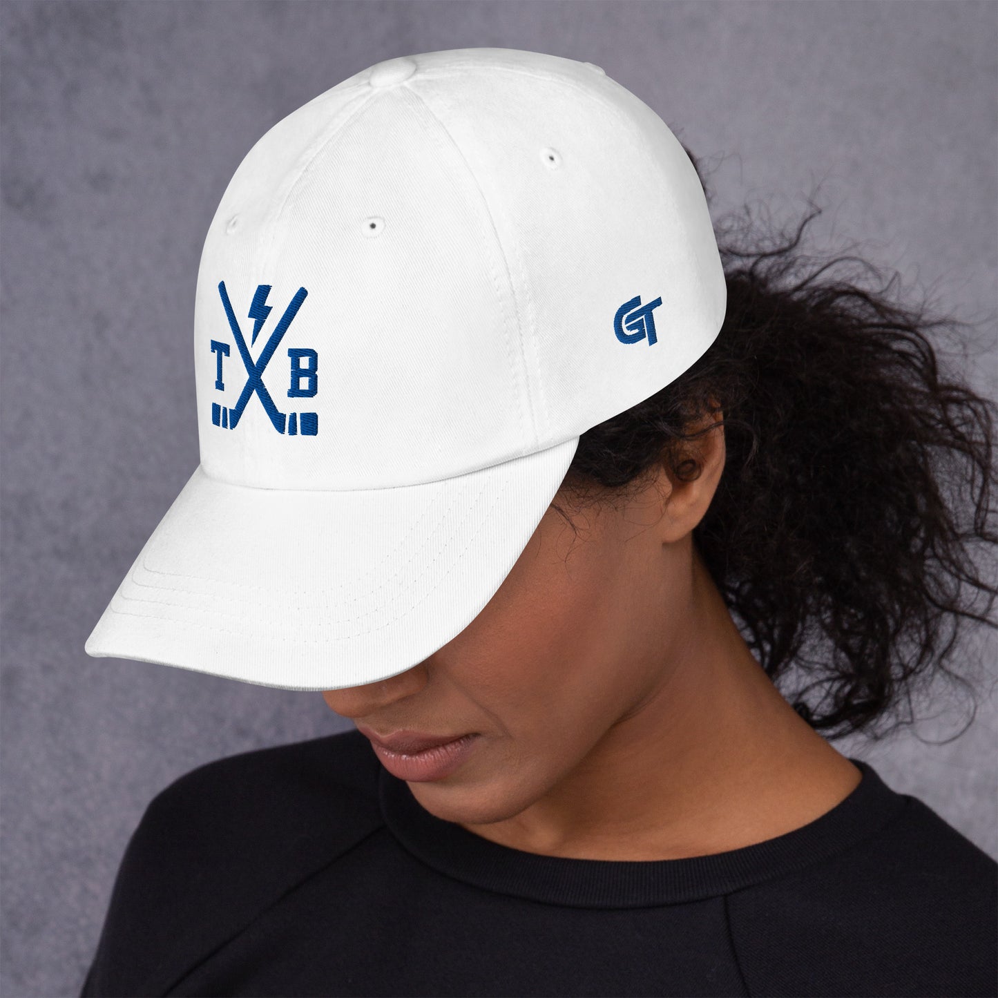 Tampa Bay Hockey Hat Retro TB Hockey Sticks Dad Cap