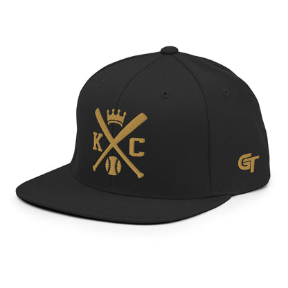 Kansas City Baseball Snapback Cap Retro KC Baseball Bats Hat