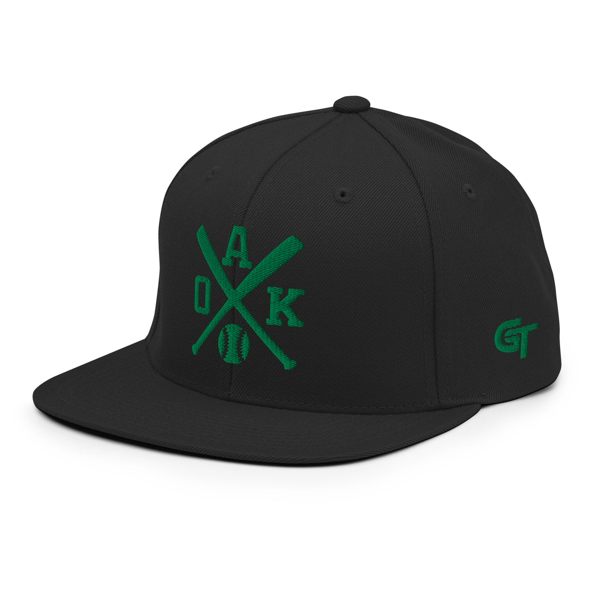 Oakland Baseball Snapback Cap Retro OAK Baseball Bats Hat