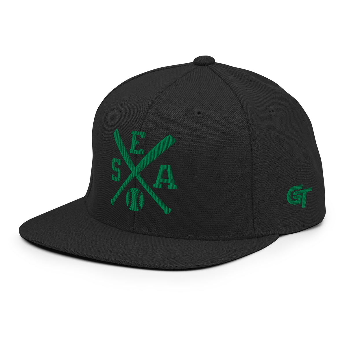 Seattle Baseball Snapback Cap Retro SEA Baseball Bats Hat