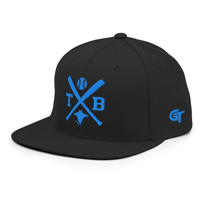 Tampa Bay Baseball Snapback Cap Retro TB Baseball Bats Hat