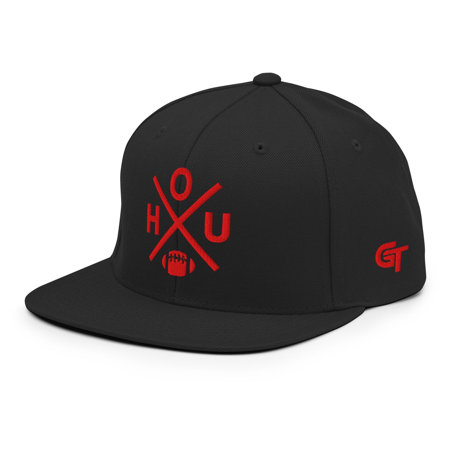Houston Football Snapback Cap Retro HOU Football Cross Hat