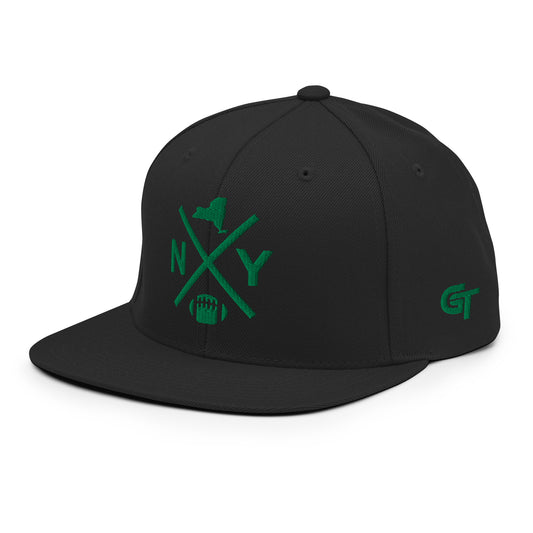 NY Football Snapback Cap Retro New York Football Cross Hat