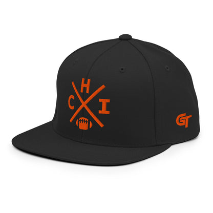 Chicago Football Snapback Cap Retro CHI Football Cross Hat