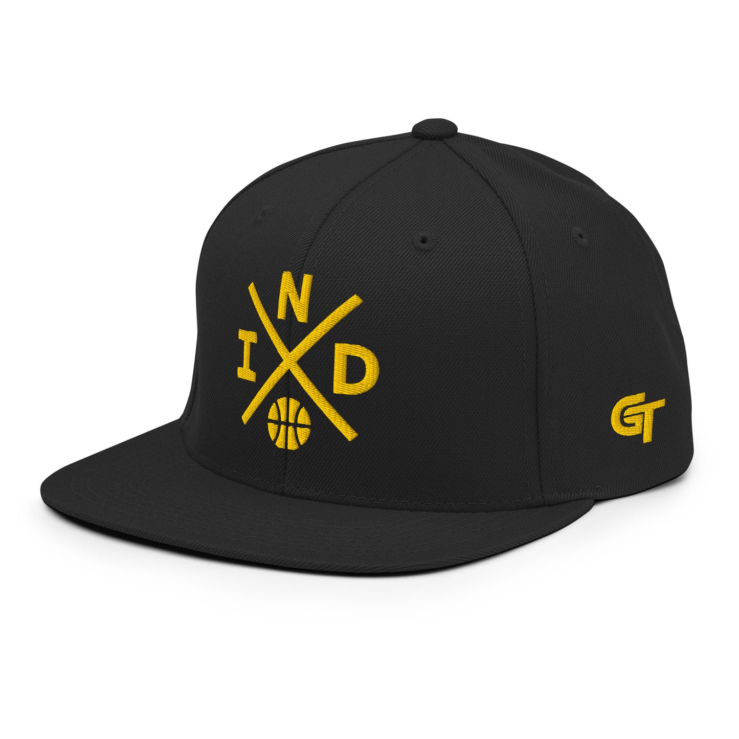 Indiana Basketball Retro IND Cross Snapback Hat Baseball Cap