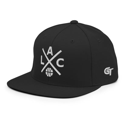 Los Angeles Basketball Snapback Cap Retro LA Basketball Cross Hat