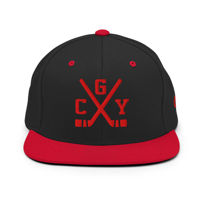 Calgary Hockey Snapback Cap Retro CGY Hockey Sticks Hat