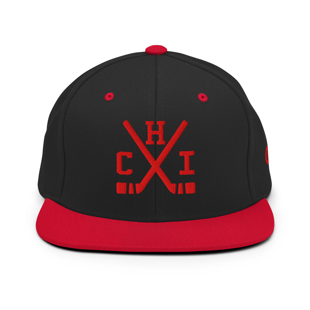 Chicago Hockey Snapback Cap Retro CHI Hockey Sticks Hat