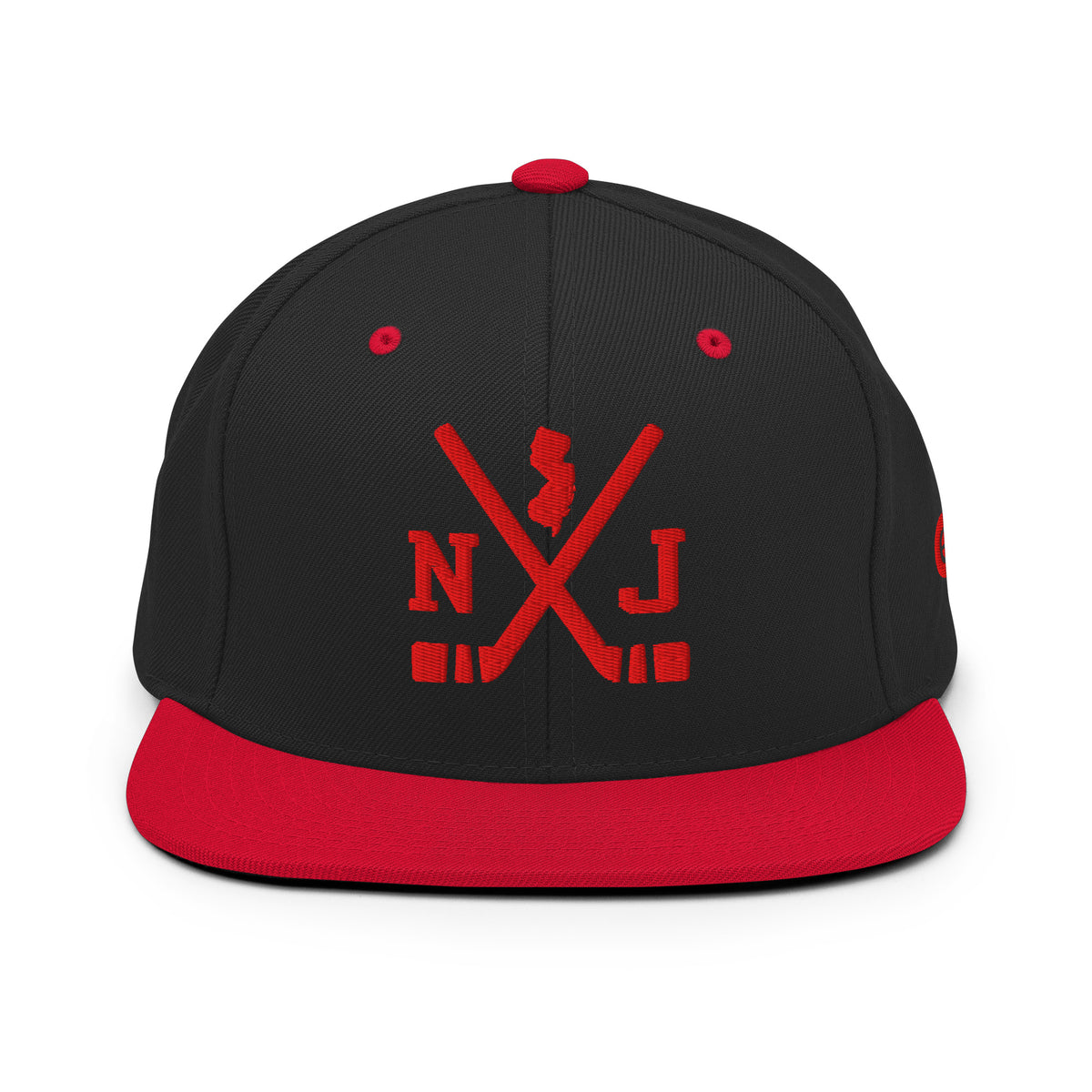 New Jersey Hockey Snapback Cap Retro NJ Hockey Sticks Hat