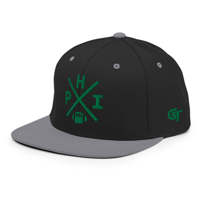 Philadelphia Football Snapback Cap Retro PHI Football Cross Hat