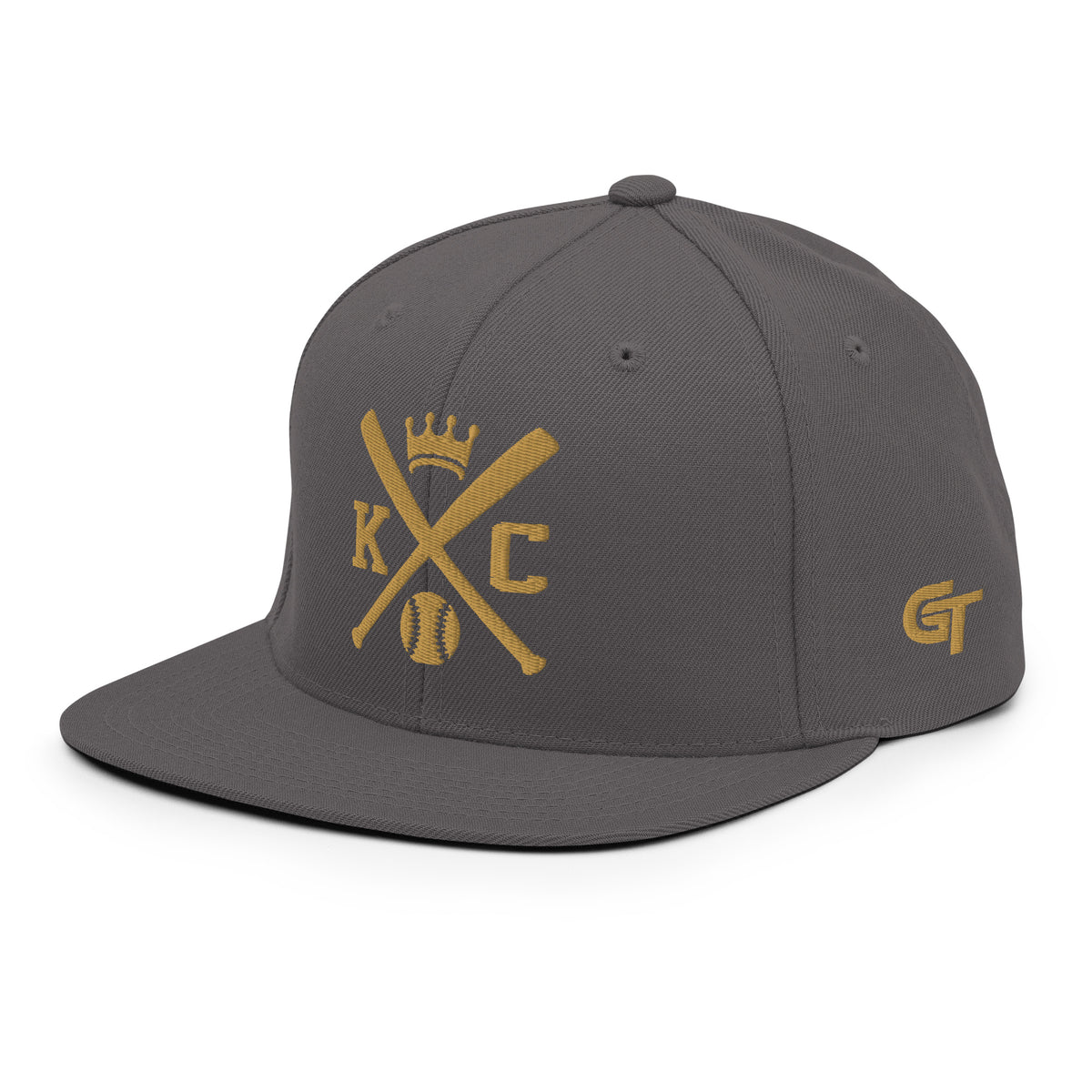 Kansas City Baseball Snapback Cap Retro KC Baseball Bats Hat