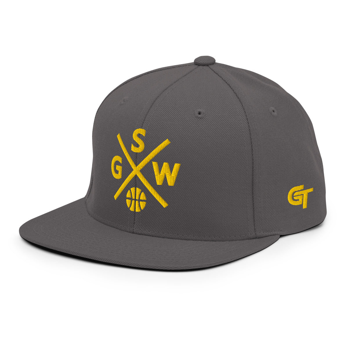 Golden State Basketball Snapback Cap Retro GSW Basketball Cross Hat