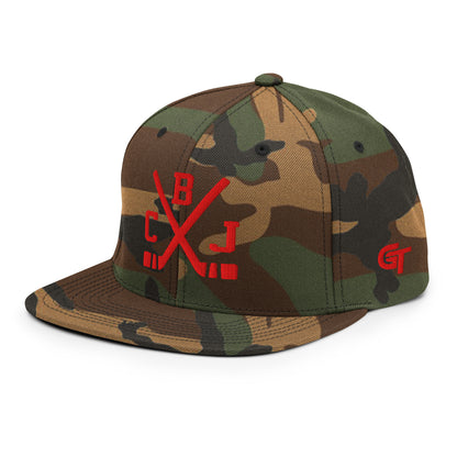 Columbus Hockey Snapback Cap Retro CBJ Hockey Sticks Hat