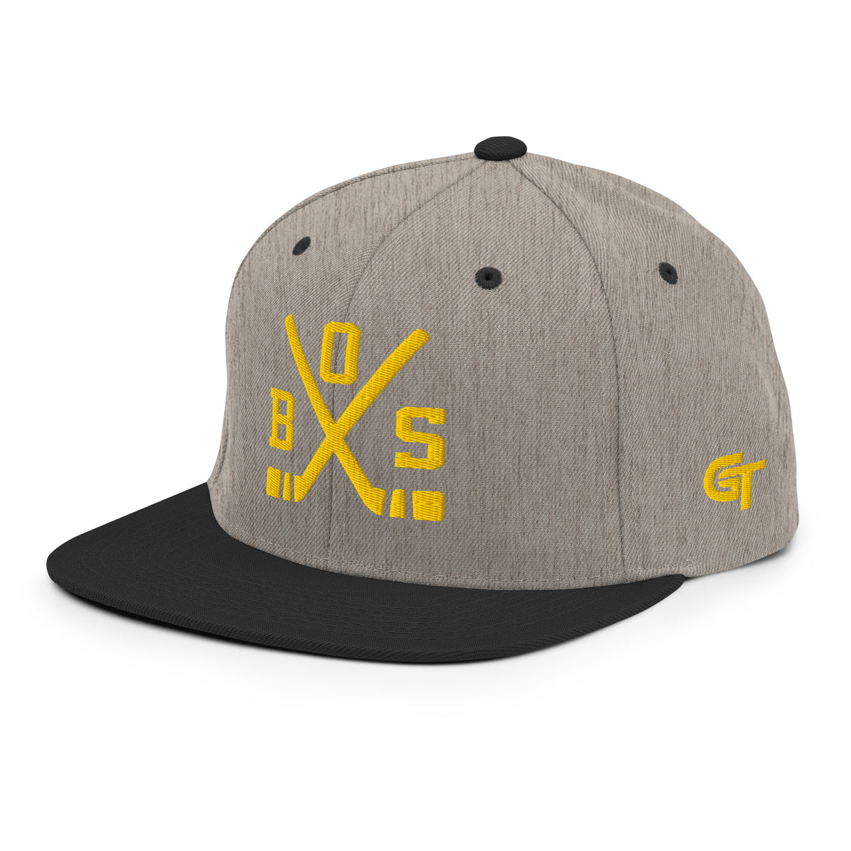 Boston Hockey Snapback Cap Retro BOS Hockey Sticks Hat