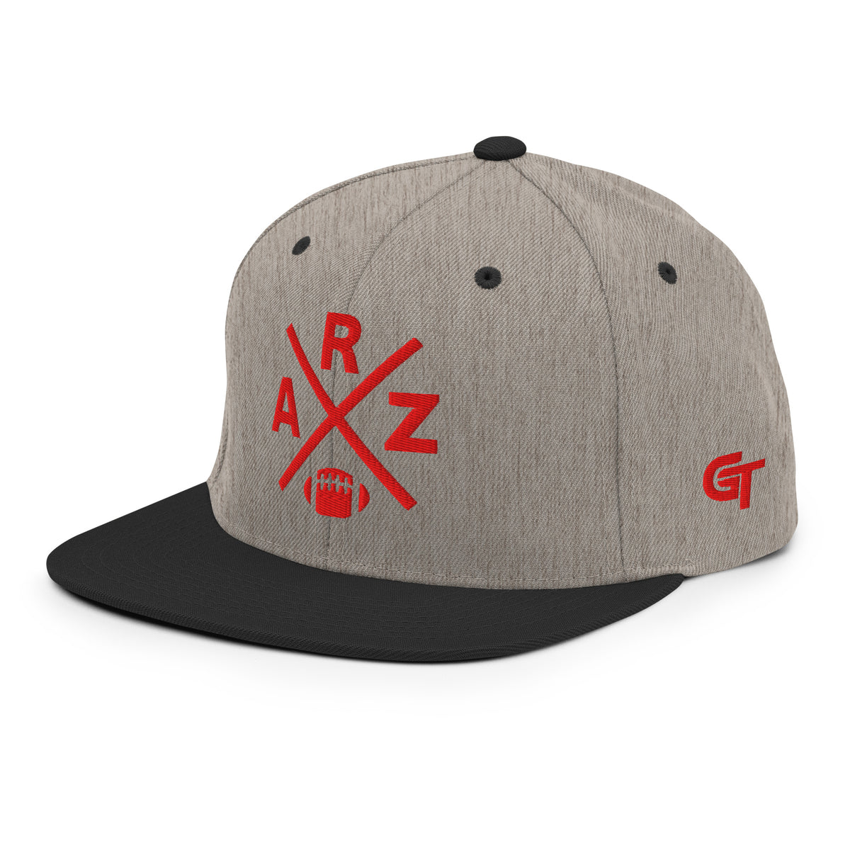 Arizona Football Snapback Cap Retro ARZ Football Cross Hat