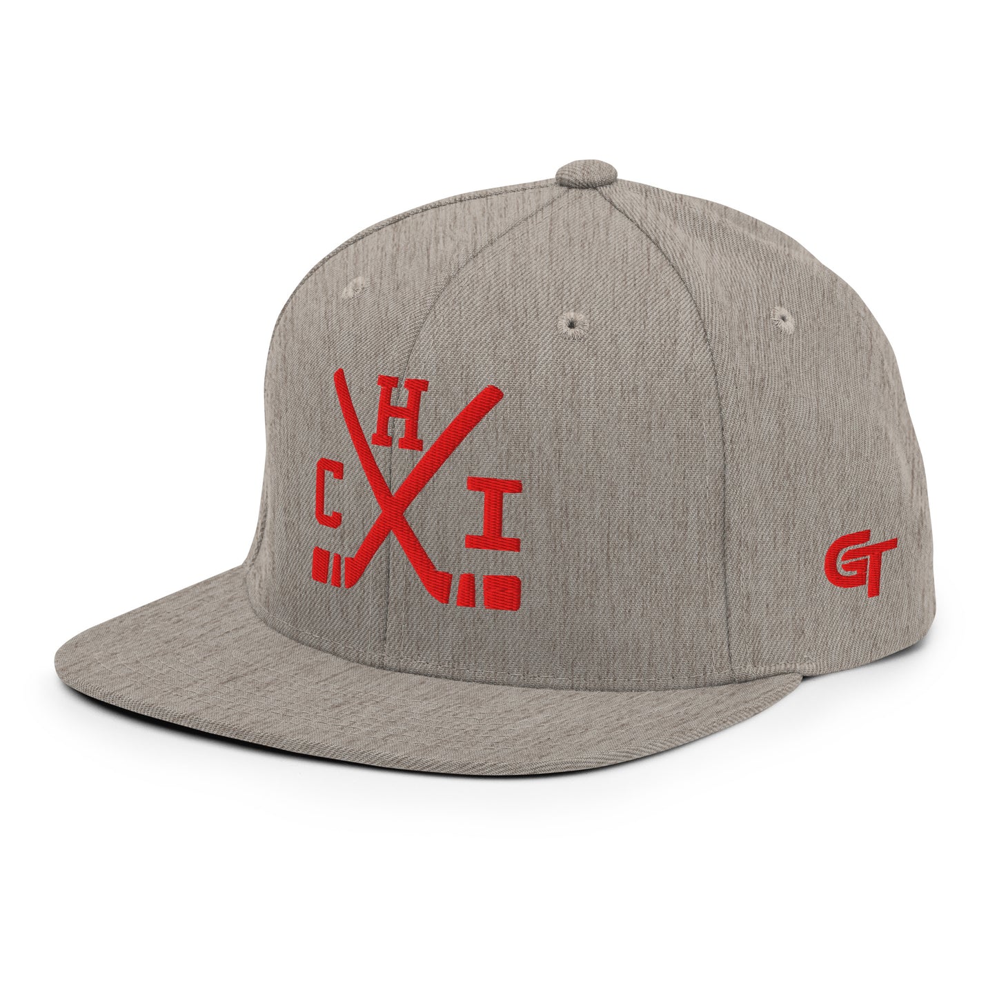 Chicago Hockey Snapback Cap Retro CHI Hockey Sticks Hat