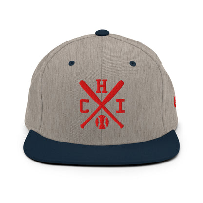 Chicago Baseball Snapback Cap Retro CHI Baseball Bats Hat