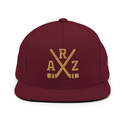 Arizona Hockey Snapback Cap Retro ARZ Hockey Sticks Hat