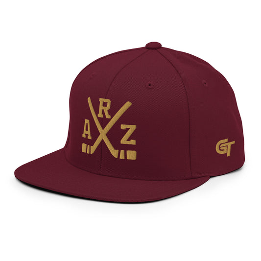 Arizona Hockey Snapback Cap Retro ARZ Hockey Sticks Hat