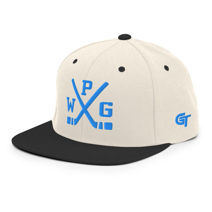 Winnipeg Hockey Snapback Cap Retro WPG Hockey Sticks Hat