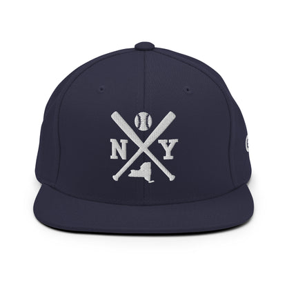 NY Baseball Snapback Cap Retro New York Baseball Bats Hat