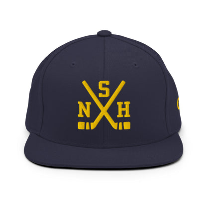 Nashville Hockey Snapback Cap Retro NSH Hockey Sticks Hat