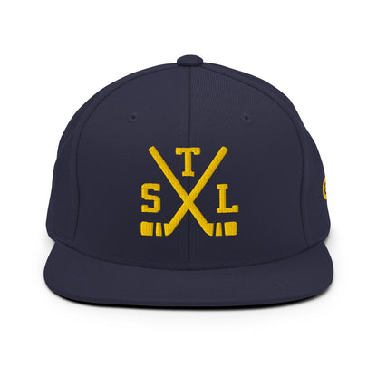 St. Louis Hockey Snapback Cap Retro STL Hockey Sticks Hat