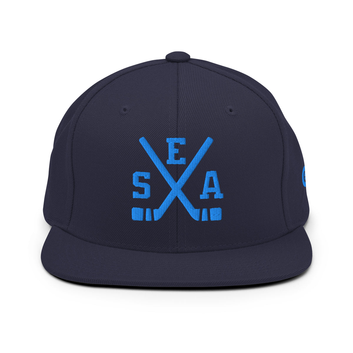 Seattle Hockey Snapback Cap Retro SEA Hockey Sticks Hat