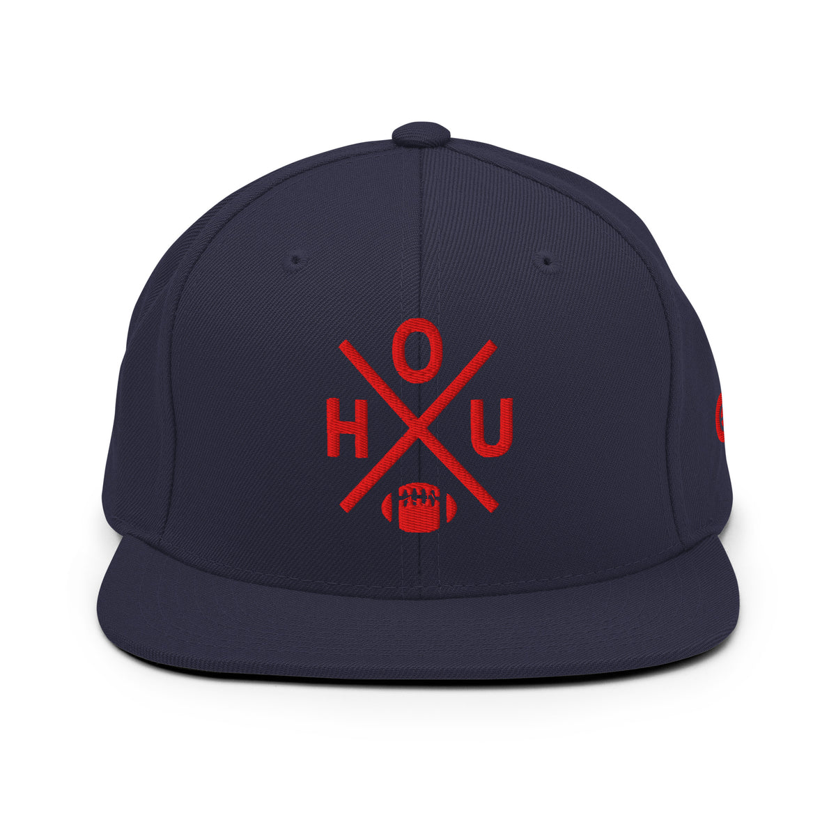 Houston Football Snapback Cap Retro HOU Football Cross Hat