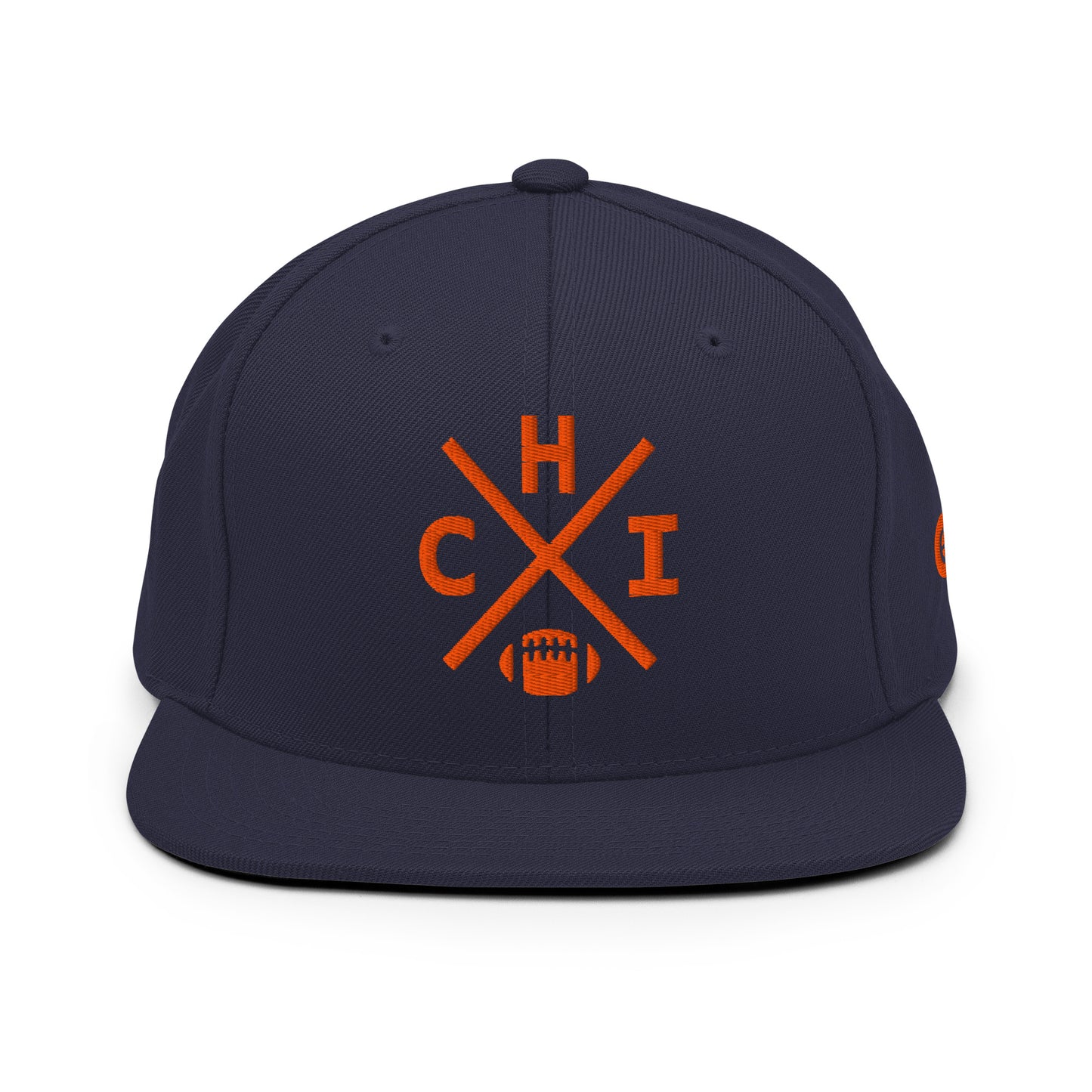 Chicago Football Snapback Cap Retro CHI Football Cross Hat