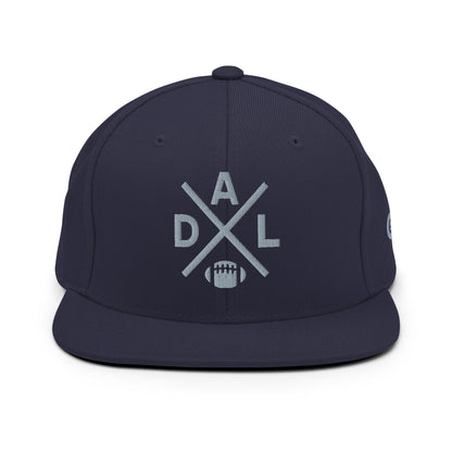 Dallas Football Snapback Cap Retro DAL Football Cross Hat