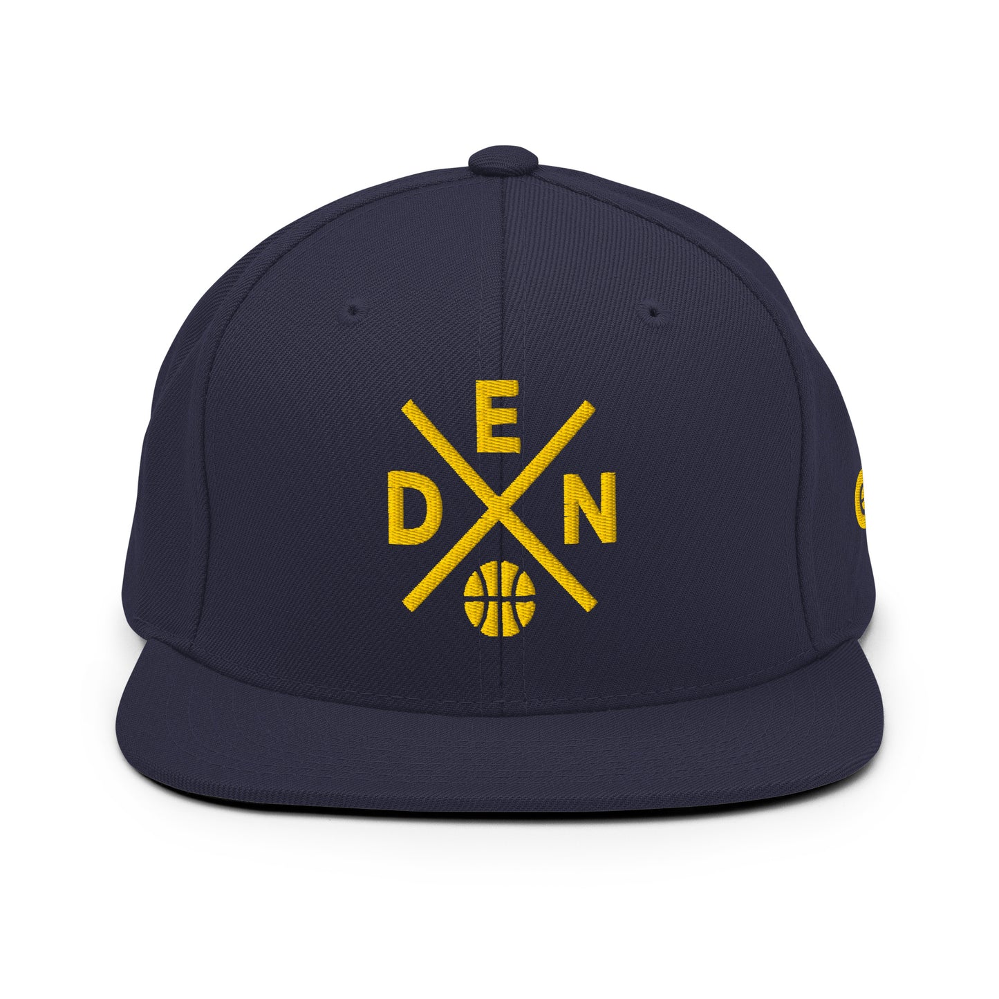 Denver Basketball Snapback Cap Retro DEN Basketball Cross Hat