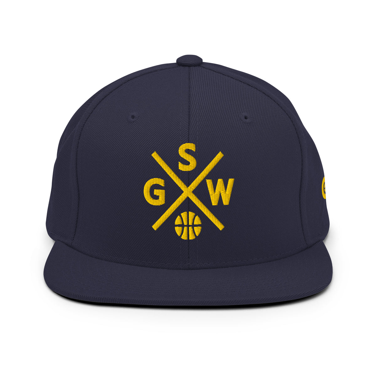 Golden State Basketball Snapback Cap Retro GSW Basketball Cross Hat
