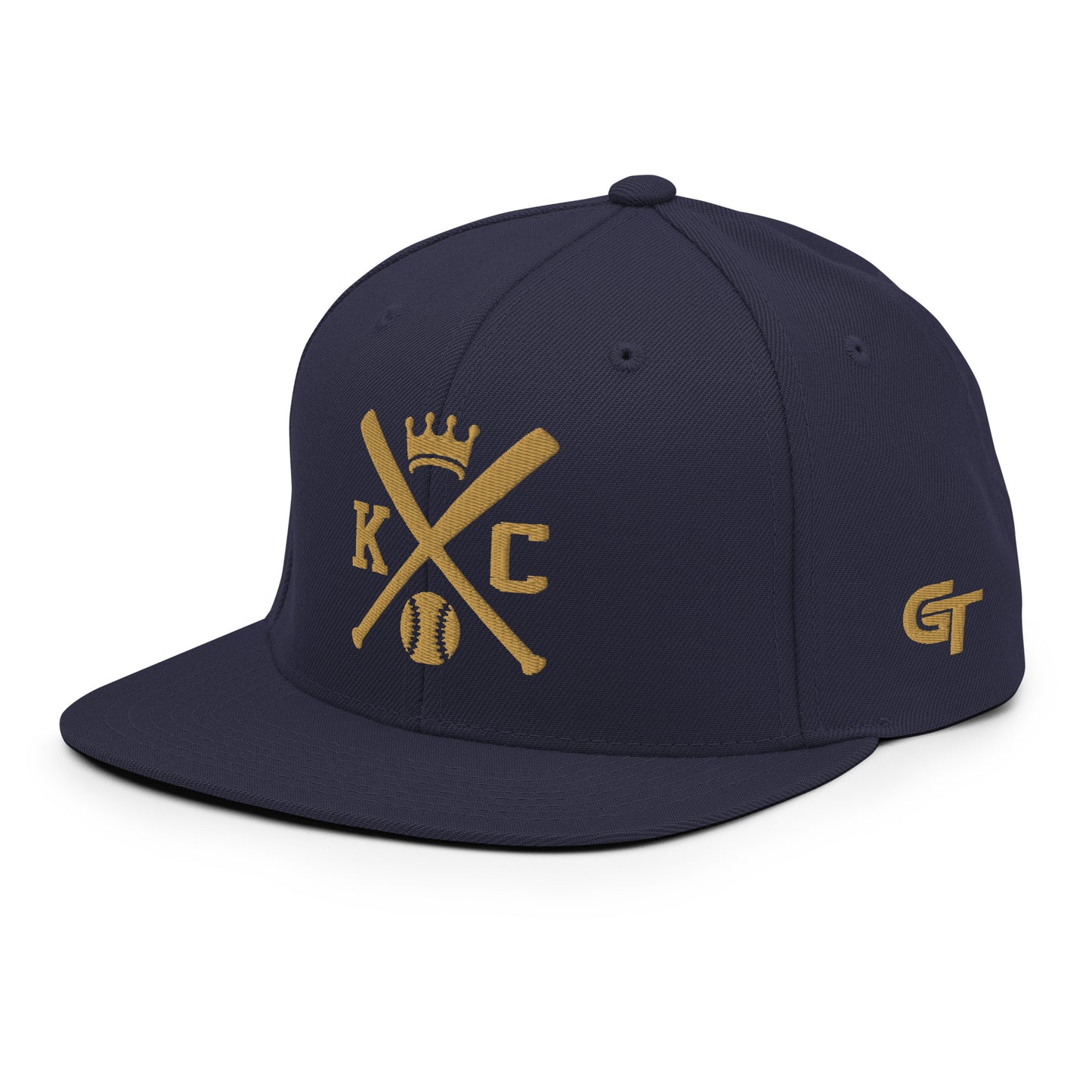 Kansas City Baseball Snapback Cap Retro KC Baseball Bats Hat