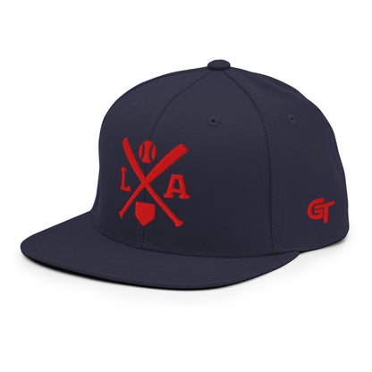 Los Angeles Baseball Snapback Cap Retro LA Baseball Bats Hat
