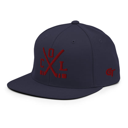 Colorado Hockey Snapback Cap Retro COL Hockey Sticks Hat