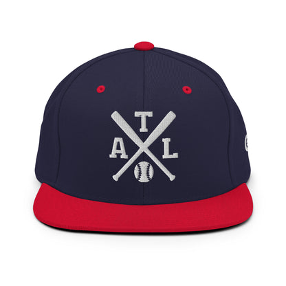 Atlanta Baseball Snapback Cap Retro ATL Baseball Bats Hat