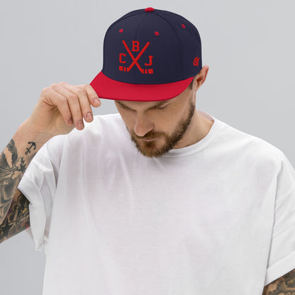 Columbus Hockey Snapback Cap Retro CBJ Hockey Sticks Hat