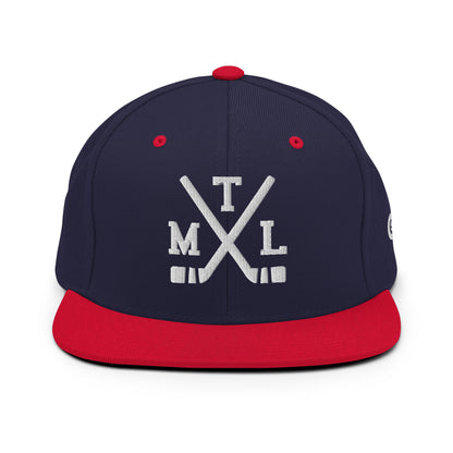 Montreal Hockey Snapback Cap Retro MTL Hockey Sticks Hat