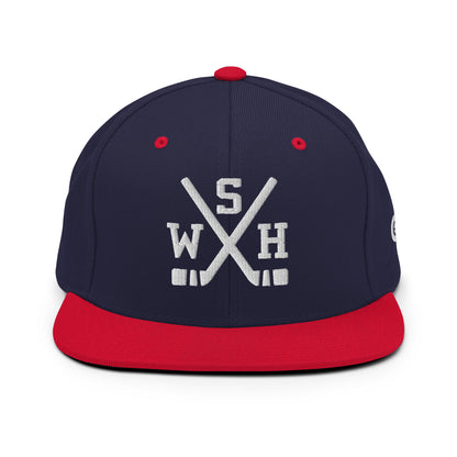 Washington Hockey Snapback Cap Retro WSH Hockey Sticks Hat