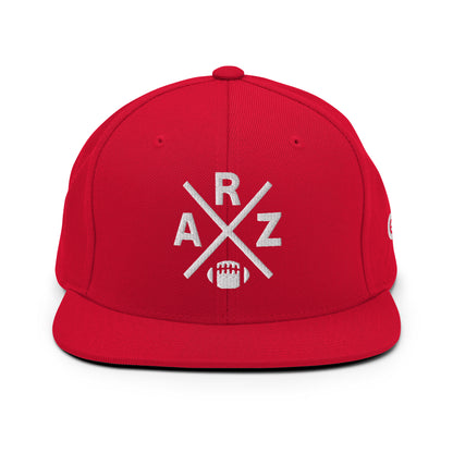 Arizona Football Snapback Cap Retro ARZ Football Cross Hat
