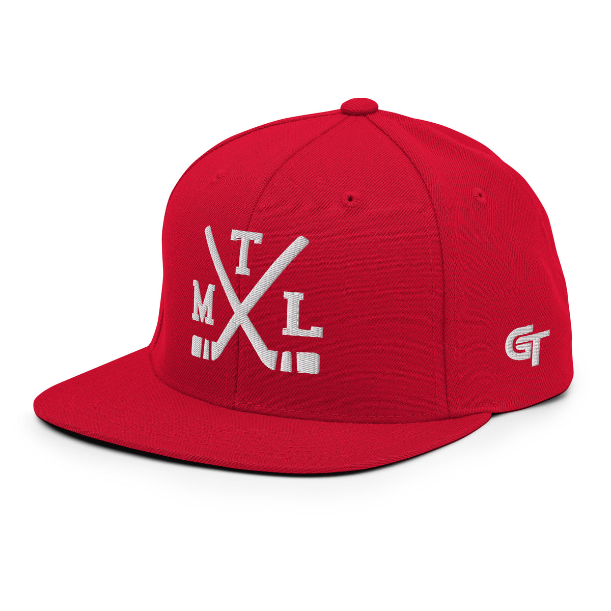 Montreal Hockey Snapback Cap Retro MTL Hockey Sticks Hat