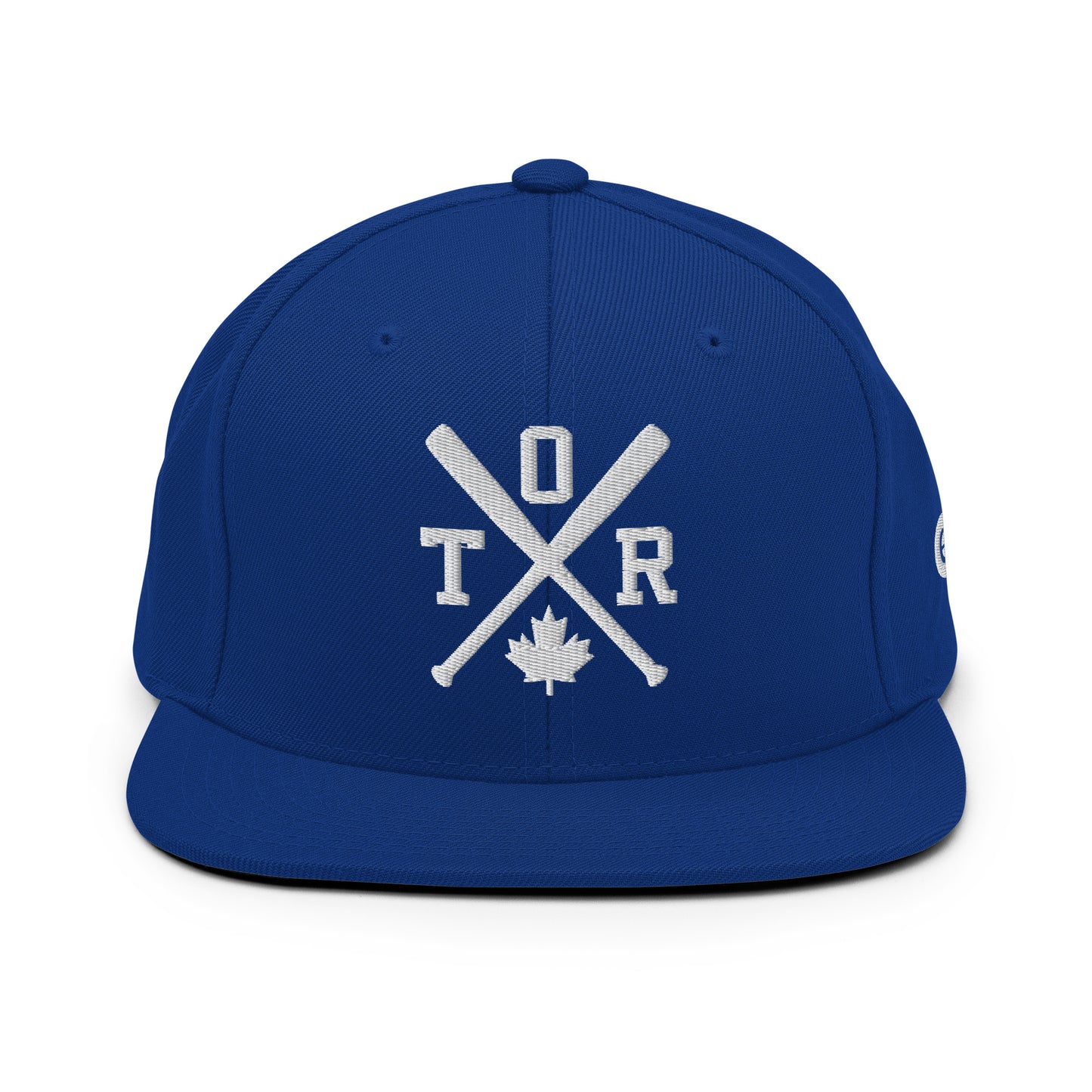 Toronto Baseball Snapback Cap Blue Retro TOR Baseball Bats Hat