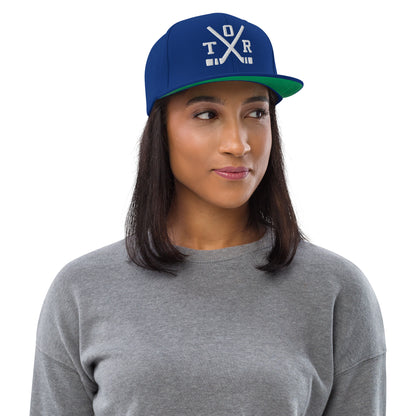 Toronto Hockey Snapback Cap Retro TOR Hockey Sticks Hat
