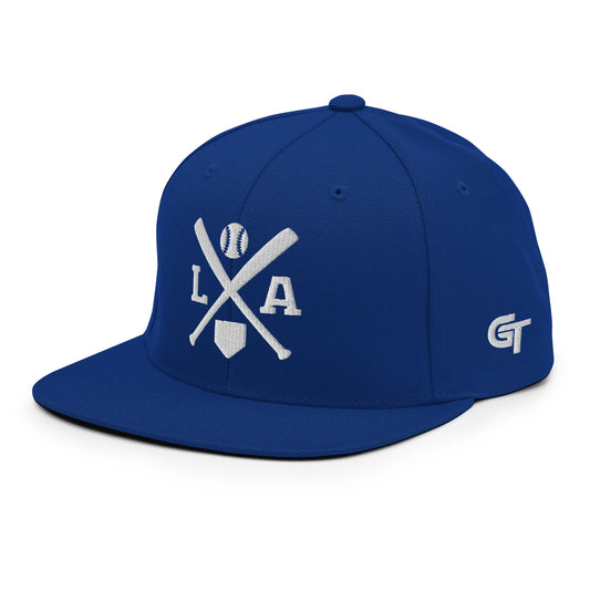 LA Baseball Snapback Cap Los Angeles Baseball Bats Hat
