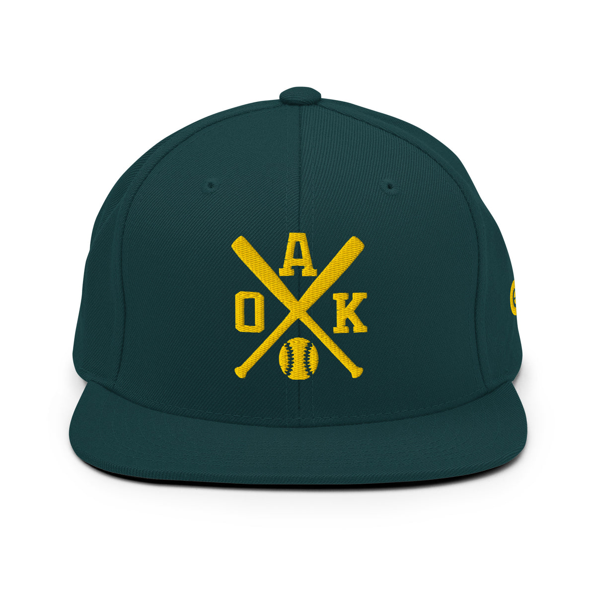 Oakland Baseball Snapback Cap Retro OAK Baseball Bats Hat