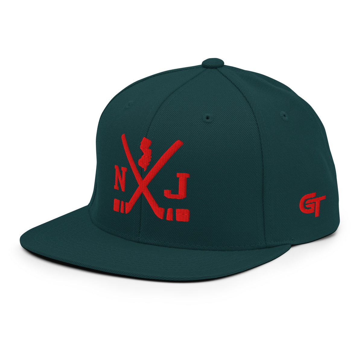 New Jersey Hockey Snapback Cap Retro NJ Hockey Sticks Hat