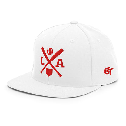 Los Angeles Baseball Snapback Cap Retro LA Baseball Bats Hat