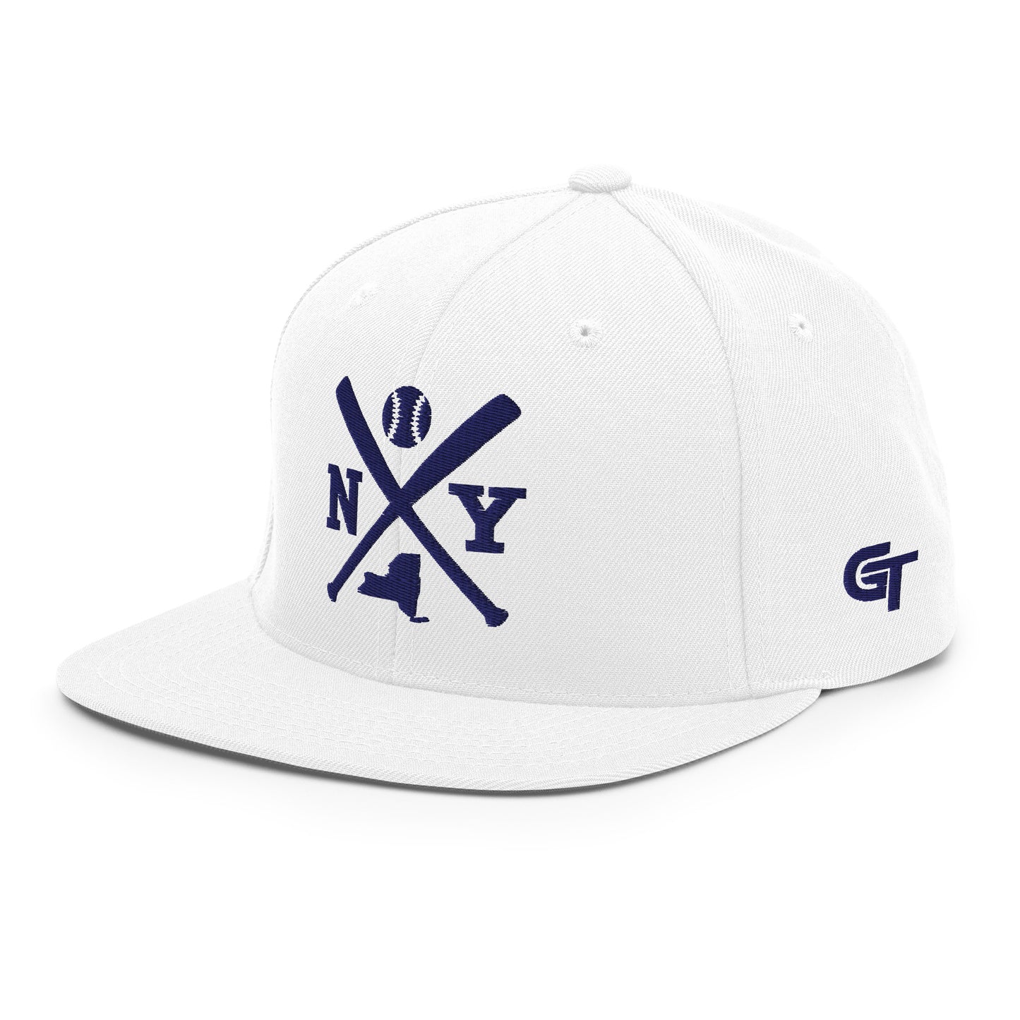 NY Baseball Snapback Cap Retro New York Baseball Bats Hat